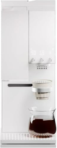 xBloom Studio – Automatisk Kaffebryggare med Kvarn och Vågsensor, Drip Kaffebryggare med 3 Automationslägen, Moonlight White, 220–240 V