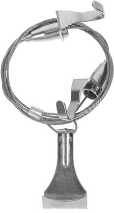 WOONEKY Kit de Colgado para Cuadros con Cable de Acero Ajustable Ganchos Resistentes y Sistema de Suspensión Metálico para Montaje Fácil Pared para Exposiciones y Decoración Hogar