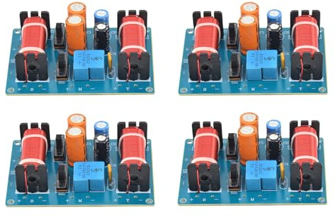 Tumintu 4 altavoces de 150 W, divisores de frecuencia de audio, 3 vías, filtro cruzado para altavoces de 4 a 11 estantes