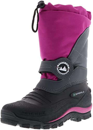 Spirale unisex – barn Sascha Fuxia/Grey BlackSnökängor