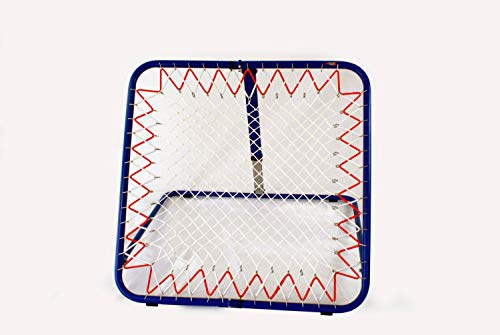 Red de Rebote/Reboteador Plegable POWERSHOT- Tchoukball 100 x 100 cm - Ideal para Entrenamientos multideportivo