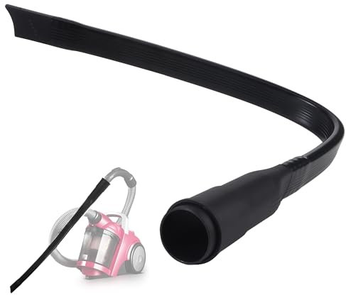 YiliYa Boquilla Larga Flexible, Boquilla de aspiradora, 62 CM Flexible de Aspiración Plana del Tubo Largo,para Todas Las Aspiradoras con Conexión de 35/32 mm,Tubo Aspiradora Universal