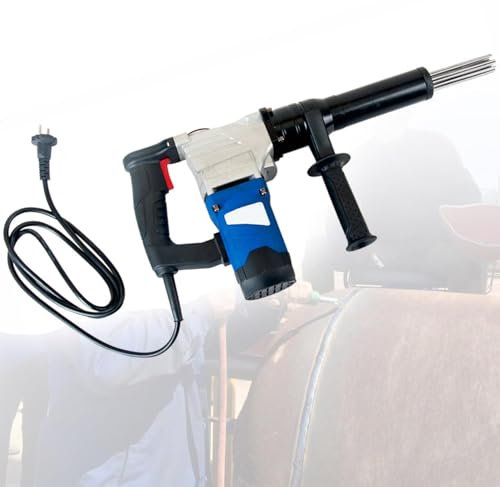 GTANND Scrostatore ad Aghi Portatile, Pistola elettrica per la rimozione della ruggine,pulitore delle Scorie di Saldatura, Strumento Elettrico Portatile per la rimozione della ruggine,110v