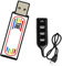 Haoyull Retro Gaming Consoles USB Stick with 5370 Classical Games, Plug & Play, USB Gaming Stick, Game Center for Enthusiasts
