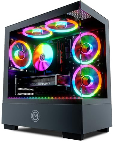 GameMachines Evolv - Gaming PC - AMD Ryzen 7 5700X - AMD Radeon RX 9060 XT 16GB - 1TB SSD - 32GB DDR4 - WLAN - Win 11 Pro