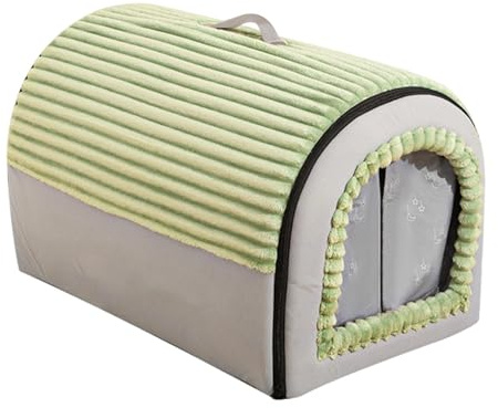 Sollee Caverne pour Chat Fermée Abri Amovible