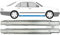 E-class W210 E210 95-03 Vollkanten-Reparaturblech / 2 Stück/Paar
