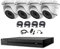 HILOOK 5MP CCTV SYSTEM 4CH 5 MP DVR CAMERA INDOOR OUTDOOR 4X DOME TURRET CAMERAS 2OM NIGHT VISION HDMI KIT (1TB HDD)