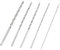 Extra Langer Spiralbohrer Set, 2/3/3,5/4/5mm Durchmesser 150mm-160mm Langer Hochgeschwindigkeits Schlagenbohrer Geradem Schaft Stahlbohrer