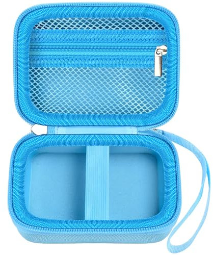 casmilee Digitalkameratasche für Digitalkamera Fotokamera Kompaktkamera FHD 1080P 36MP 2,4 LCD Wiederaufladbare, nur kleine Aufbewahrungsbox (Blau)