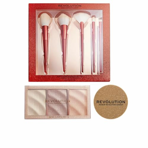 Revolution Make Up 3-teiliges Highlighter-Make-up-Set