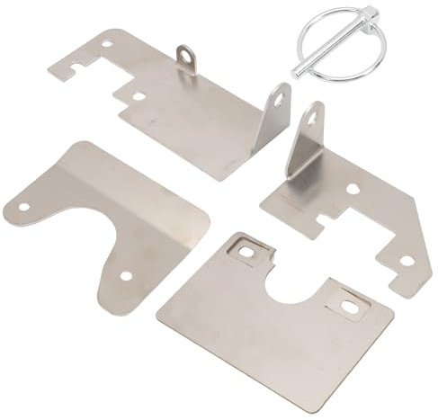 MangWany Hecktürverriegelung und Prick Stop Einbruchschutz für Ducato, Boxer, Jumper H1, H2, H3, Wohnmobil Zubehör Mit Klappsplint 6mm x 45mm galvanisch verzinkt