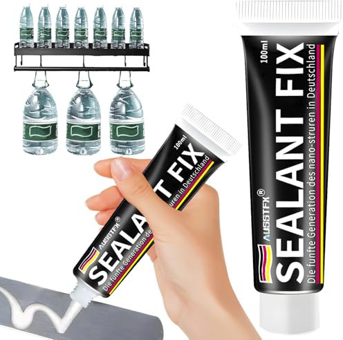 FePen Adhesivo de Montaje, 100 ML Adhesivo Fuerte, Adhesivo de Pegamento, Pegamento Fuerte para Madera - Sin Clavos Ni Tornillos, Adhesiva - Adecuado para Ganchos, Estante, Pisos de Madera, Zócalos