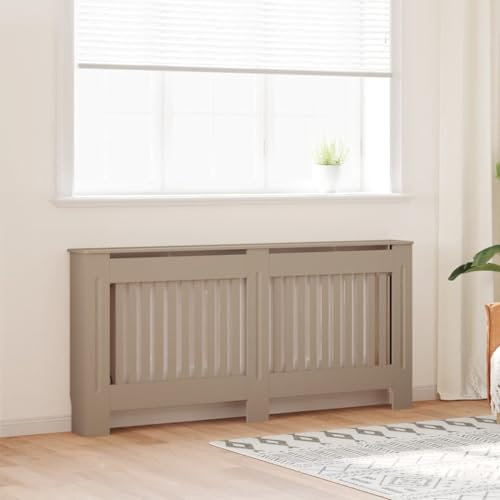 LLEZKBR Hogar y Jardín, Accesorios de electrodomésticos, Accesorios para radiador de calefacción, cubierta del radiador 172x19x81 cm MDF