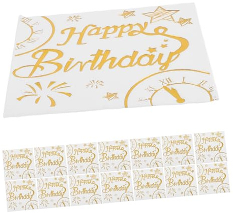 TOVINANNA 40pezzi Tovaglioli di Carta per Bevande Eleganti Tovaglioli Usa e Getta per Feste di Compleanno Riunioni di Famiglia Articoli per Feste