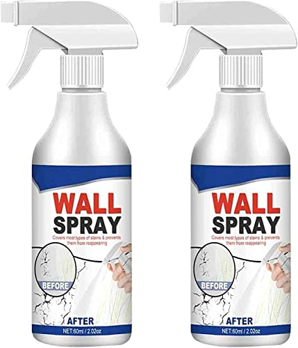 Versatile Vernice per Riparazione Murale, Vernice Spray per Pareti, Vernice a Base d'Acqua, Rimuove Pellicola Bianca, Smacchiatore per Pareti e Soffitti, Copre Macchie, Sigillante per Soffitto