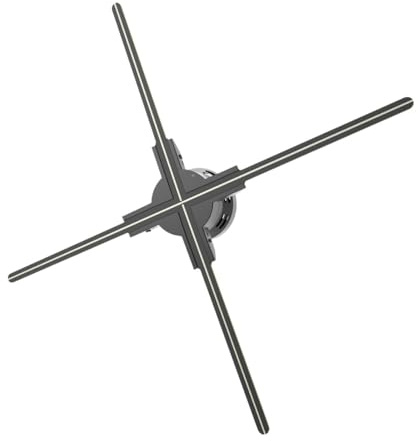 56CM 672LED Holografisk 3D-projektor 3D-fläkt Ladda Upp Holografiska 3D-foton Och Videor Via WIFI Och PC-skärm Reklamljus