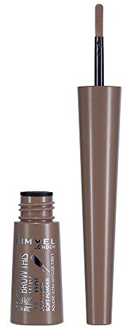 Rimmel London Brow This Way 3-in-1 Ultra Soft Powder, Foolproof Natural-looking Thick Brows, Blonde, 8g