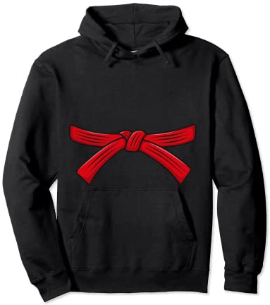 Judo belt red belt Judo, 9th Dan Obi, Jiu-Jitsu, Aikido Pullover Hoodie
