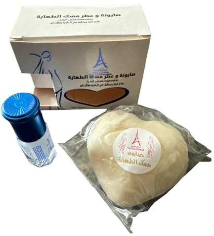 Musk Al Tahara White Musk Parfümöl 3ml mit seife 75g مسك الطهارة