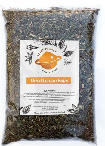 Lemon Balm Dried Cut Leaves | Melissa Premium Quality by Spice Planet® Free UK P&P 25g-1.9kg (90 Grams)