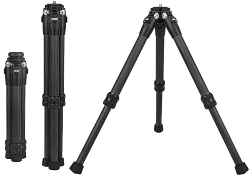 Äkta kolfiber 3 modell mikroskrivbord ministativ för Insta360 Insta 360 X5 X4 X3 X2 R X GO 2 one R RS för DJI OSMO 360 actionkameratillbehör (svart)