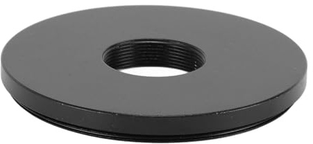 Irfora Anillo Adaptador de Lente de Objetivo Microscopio Anillo Adaptador Rosca RMS Aleación Aluminio Duradero para una Fotografía Más Clara Compatible con Lentes Macro para Amigos Laboratorio (62mm)