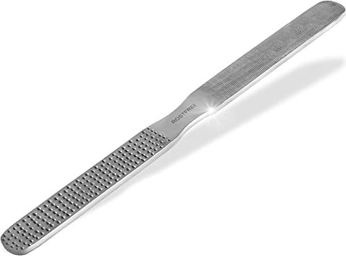 Hornhautentferner Hornhautraspel Solingen und InstrumenteNrw Fußfeile Hornhautfeile für Hornhautentfernung Pediküre und Fußpflege (Große Hornhautraspel 4-Seitig)