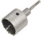 Meccion Lochsäge Hohl Bohrkrone 70mm mit SDS Plus Adapter 110 mm und Zentrierbohrer, Dosensenker Hammerschlagfest Kronenbohrer für Mauerwerk, Ziegel, Beton, Zement, Stein