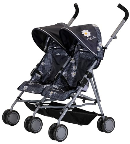 Daisy Chain Zipp Max-Zwillings-Puppenbuggy – Empfohlen für Kinder zwischen 4 und 9 Jahren. (Daisy Dot)