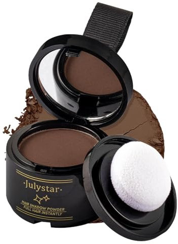 Polvere per attaccatura dei capelli, resistente al sudore, in polvere, per ritoccare le radici, per riparare le radici dei capelli, per riparare i capelli, copertura dei capelli grigi, polvere