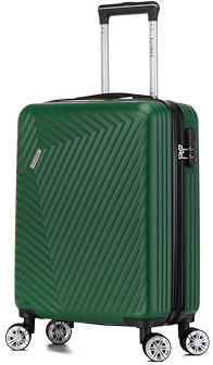 55x40x20 Ryanair Cabin Bag Suitcase Carry on Suitcase Hard Shell Hand Luggage Case Approved for Ryanair EasyJet 2 + Many More Fits 8kg - 12kg 40 Litre Capacity + 3 Digit Lock Cabin Luggage