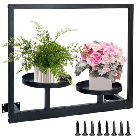 Scaffale per piante da parete, per ingresso, camera da letto, giardino, giardino, serra, soggiorno, esterno, appartamento, travi