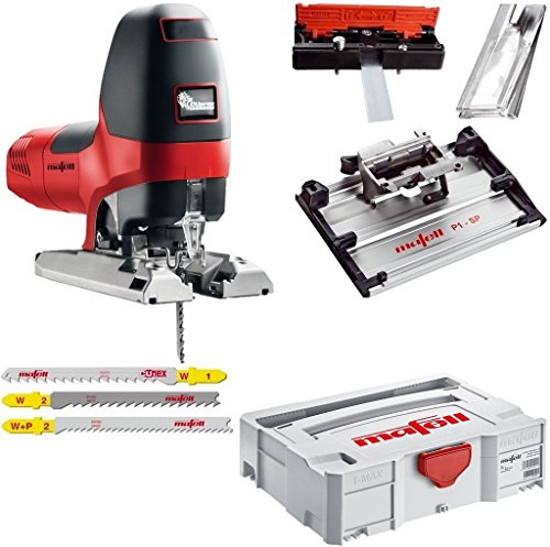 Mafell P1 cc MaxiMAX T-MAX Scie sauteuse de précision avec plaque pivotante + lame de scie – Réf. 917103