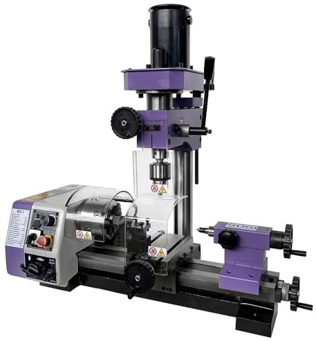 SOGI MS-1 Tour-fraiseuse combinée de banc - moteurs monophasés de 150 W - Pb 11 mm - capacité de perçage Ø10 mm