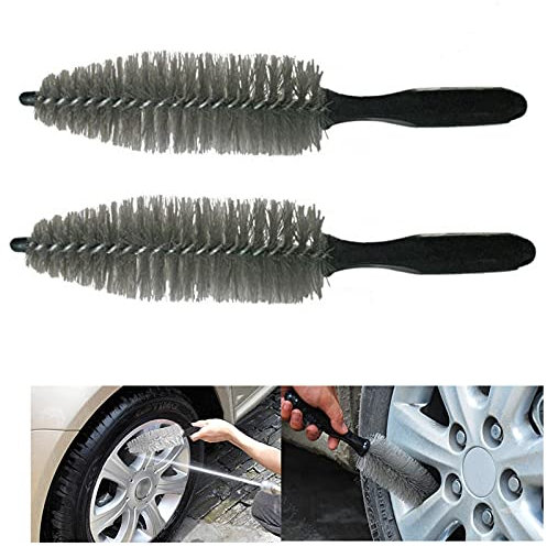 Spazzola Per Dettagli su Pneumatici Della Spazzola Per Autolavaggio Per la Pulizia Delle Fessure Dei Pneumatici Auto Bicicletta Pulizia Del Mozzo Della Ruota Elettrica e Protezione Contro la Ruggine