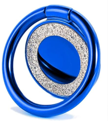 Cell Phone Ring Holder Finger Kickstand Turns 360° Degrees & 180° Degrees Adjustable to Fit Your Needs Helps Stabilize Phone for Selfies iPhone Stand Phone Grip Circle Bling 52823