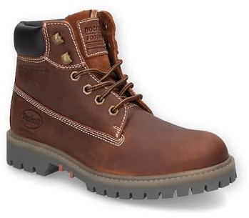 Dockers by Gerli Mujer Botas militares, señora Botines,forro cálido,botas de cordones,botas,medias botas,botines,desert,41 EU / 7 UK