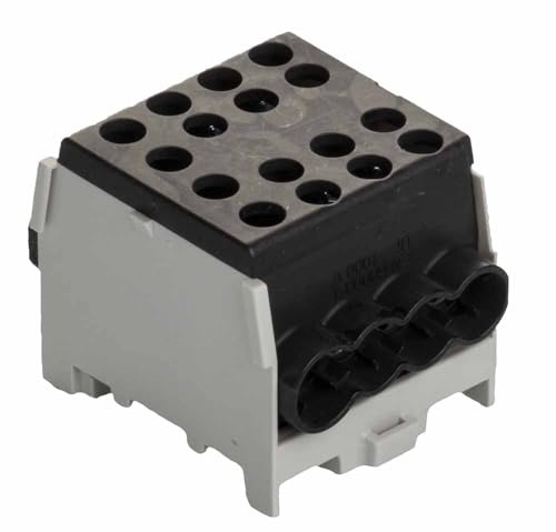 Pollmann Hauptleitungs-Abzweigklemmen HLAK 35-1/6 M2 schwarz, 1 Stück