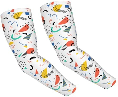 Raffreddamento Uv Protezione Solare Manicotti Del Braccio, Sport Maniche Per Coprire Braccia, Compressione Manicotto Del Braccio Per Gli Uomini Donne Disegnato A