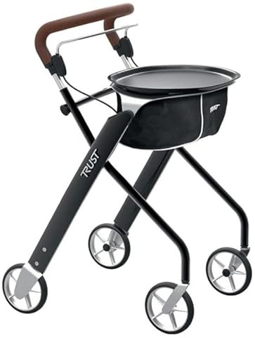 Let's Dream Indoor Rollator/Walker - Black Swan (One Size - with VAT Relief, 1, Count)