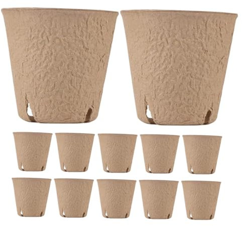 Supvox Startertöpfe – 50 Stück Runde Papiertöpfe Torftöpfe Zum Anpflanzen Tragbar Und Wiederverwendbar Ideal Für Die Bepflanzung Im Innen- Und Außenbereich Gartengeräte