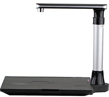 Dokumentskanner, Skanner W1200 Pro bokdokumentkamera, 12 mega-pixel, kamera 1200dpi HD, Fånga storlek A3, A4, A5 Engelska programvara
