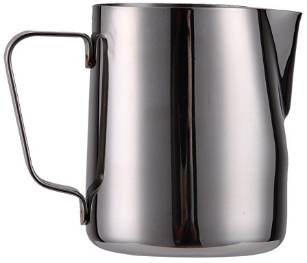BULZEU 19 Oz Milk Frothing Pitcher, 304 Stainless Steel Milk Frother Jug | Milk Jug for Coffee Machine, Barista Milk Pitcher with Measurement, Dishwasher for Latte Art, Cappuccino & Home Barista Use