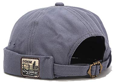 YAMEE Docker-Cap Docker Mütze Seemannsmütze Hafenmütze Herrenmütze Bikercap Hat Wandermütze Dockercap Kopfbedeckung Seemannskappe（Kopfumfang Größenverstellbar