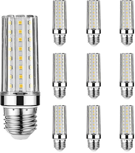 PAZWAHF E26 Sockel AC85-265V LED-Maisglühbirnen 16W 20W LED-Glühbirnen, Nicht dimmbar, 1000-2000 LM, Warmweiß 3000 K Tageslichtweiß 6000 K 10er-Pack Standardersatz
