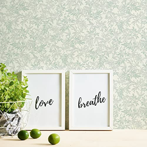 A.S. Création Attractive 2 390282 Papier peint intissé Motif floral Vert/blanc 10,05 x 0,53 m Fabriqué en Allemagne