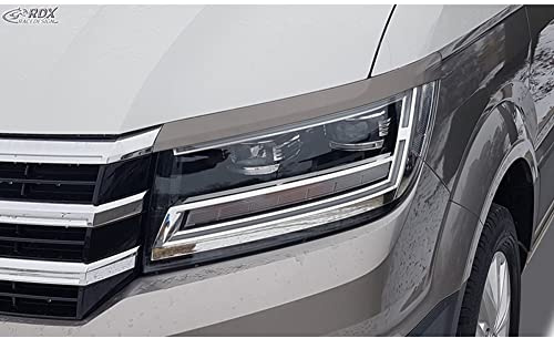 RDX Racedesign Head light spoilers compatible with Volkswagen Crafter & MAN TGE 2017- (ABS)