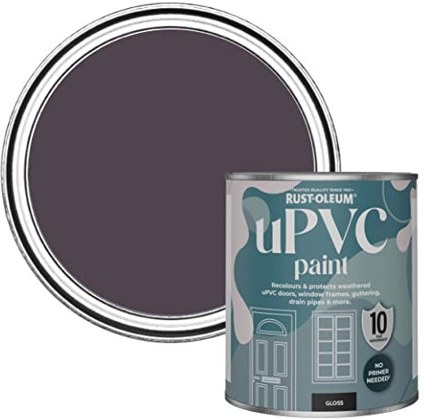 Rust-Oleum Purple uPVC Door and Window Paint In Gloss Finish - Grape Soda 750ml
