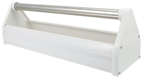 Housoutil Mangeoire Longue en Acier Inoxydable et Plastique Léger pour Pigeons et Oiseaux, Récipient Pratique pour Nourriture, pour Cages et Utilisation en Intérieur